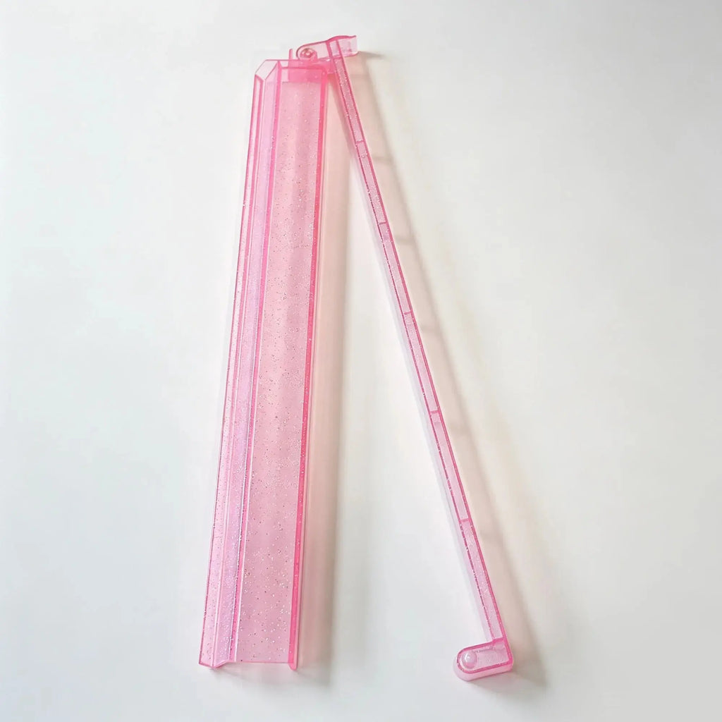 18" Clear Glitter Mahj Rack & Pusher (4-Pack)