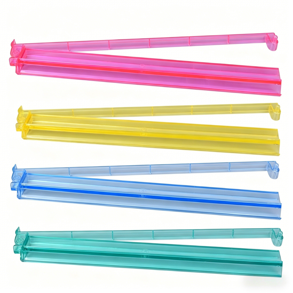 18" Translucent Pastel Mahj Racks with Pushers (4-Pack)