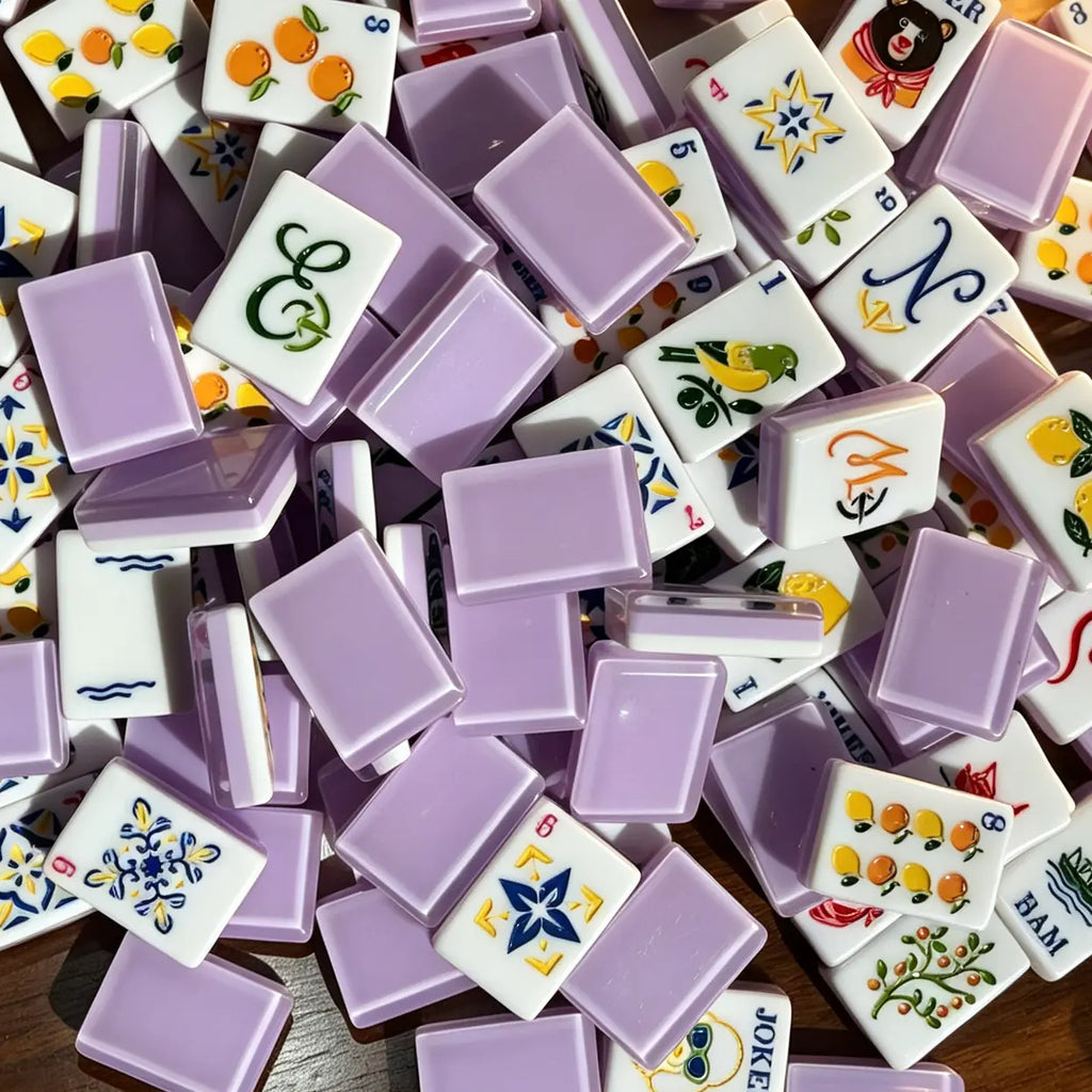 Lemon Grove Jelly American Mahjong Tiles