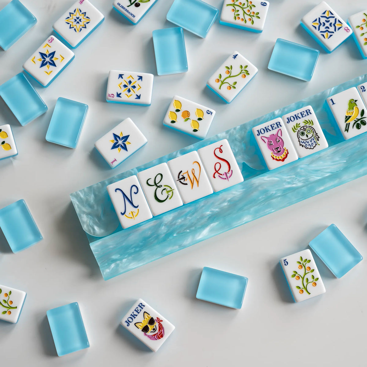 Lemon Grove Jelly American Mahjong Tiles
