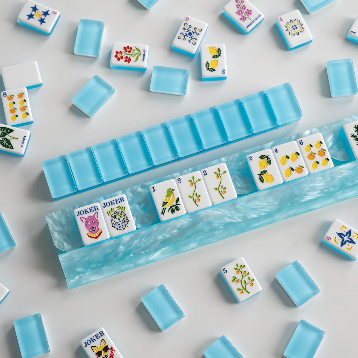 Lemon Grove Jelly American Mahjong Tiles
