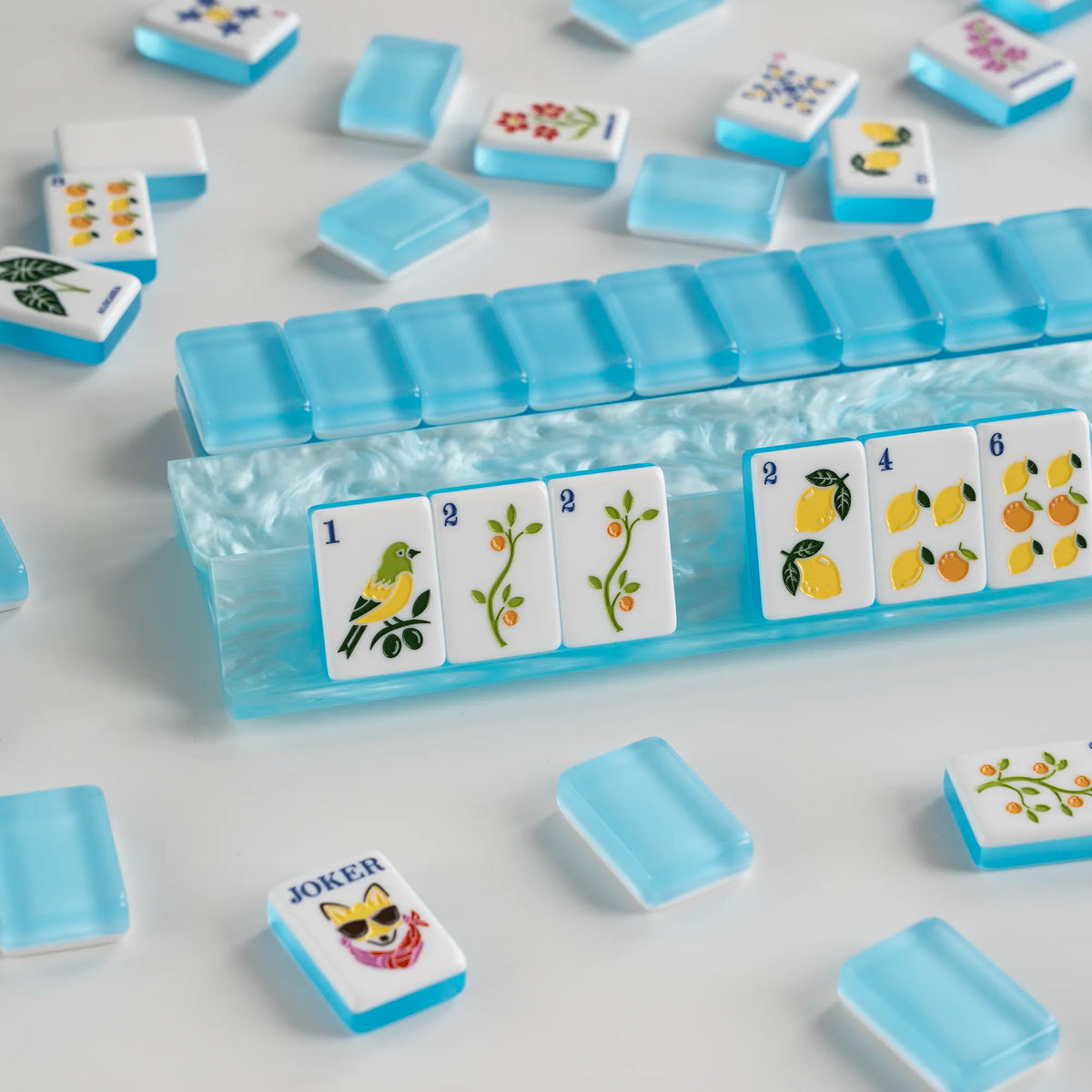 Lemon Grove Jelly American Mahjong Tiles