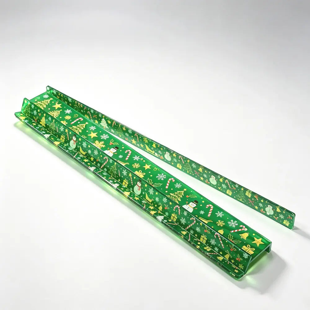 Christmas 20" Mahjong Racks with Pushers 4 Pack