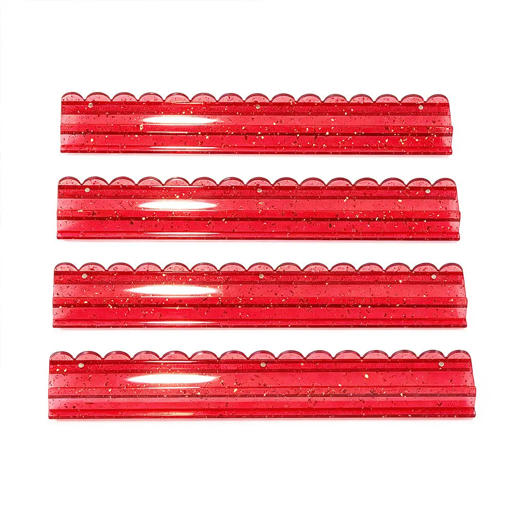 Christmas 20" Mahjong Racks with Pushers 4 Pack