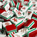 Christmas Cheer American Mahjong Tiles