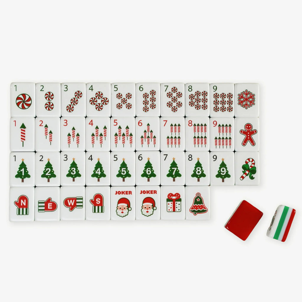Christmas Cheer American Mahjong Tiles