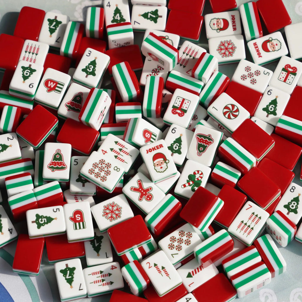 Christmas Cheer American Mahjong Tiles