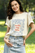 Cracks Dots Bams Mahjong Cotton Tee