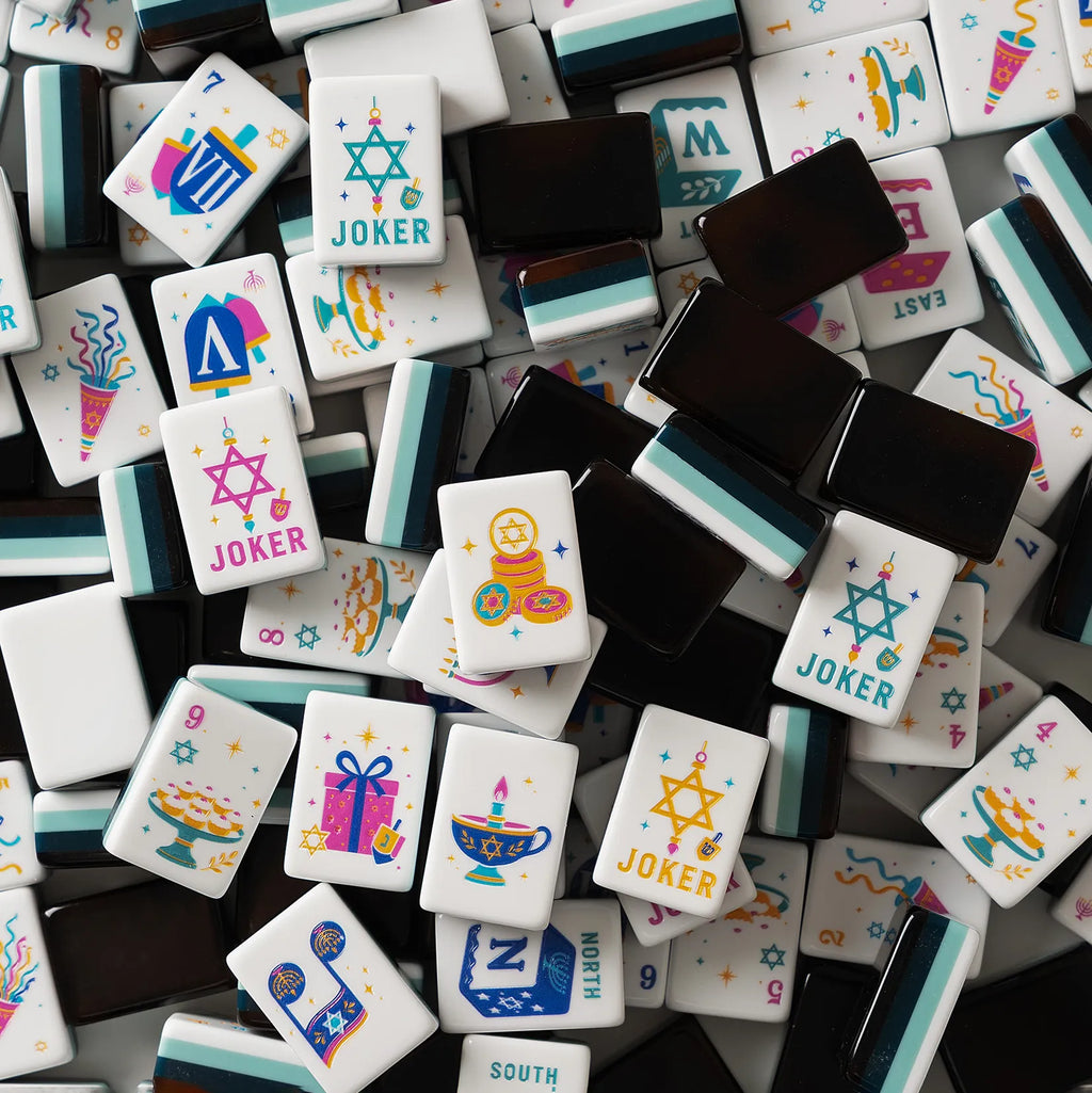 Festival Hanukkah Mahjong Tiles