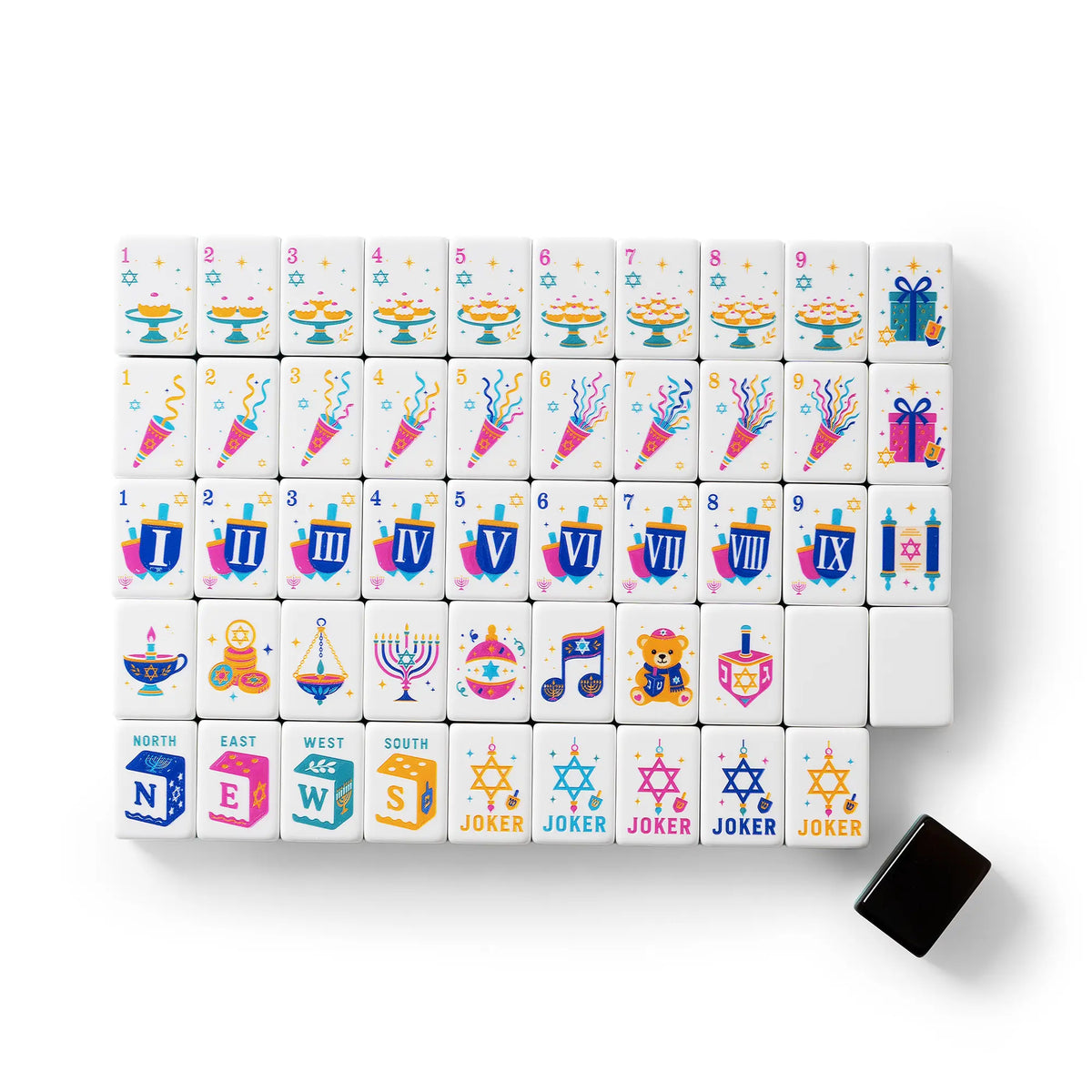 Festival Hanukkah Mahjong Tiles
