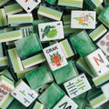 Forest Rippling Jade Mahjong Tiles