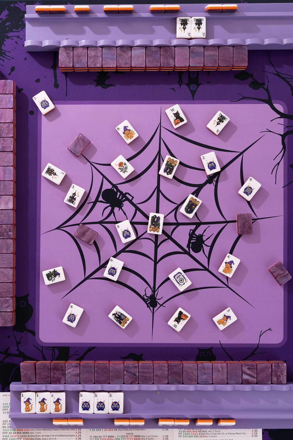 Haunted House Halloween Mahjong Tiles