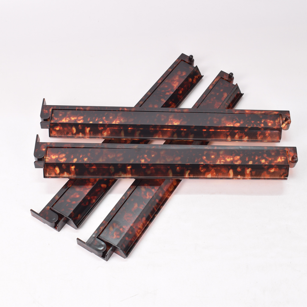 Tortoiseshell Mahjong Racks with Pushers (4-Pack)