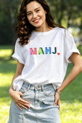 MAHJ Love Colorful Graphic Cotton Tee