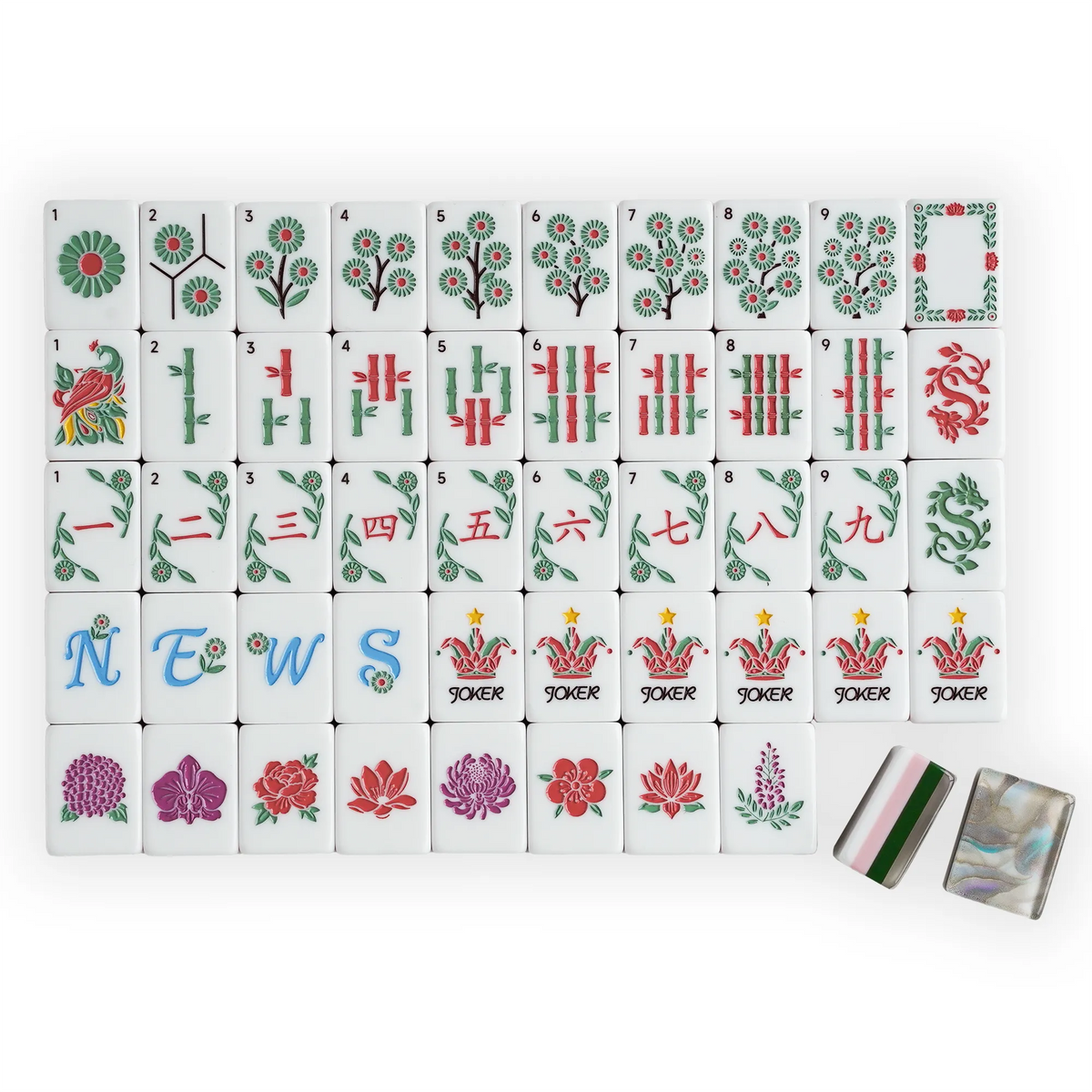 Mirage Aurora Botanical Garden Mahjong Tiles