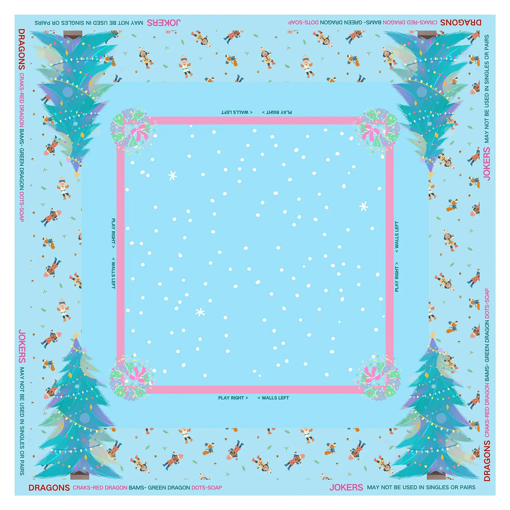 Nutcracker Winter Wonderland Mahjong Mat