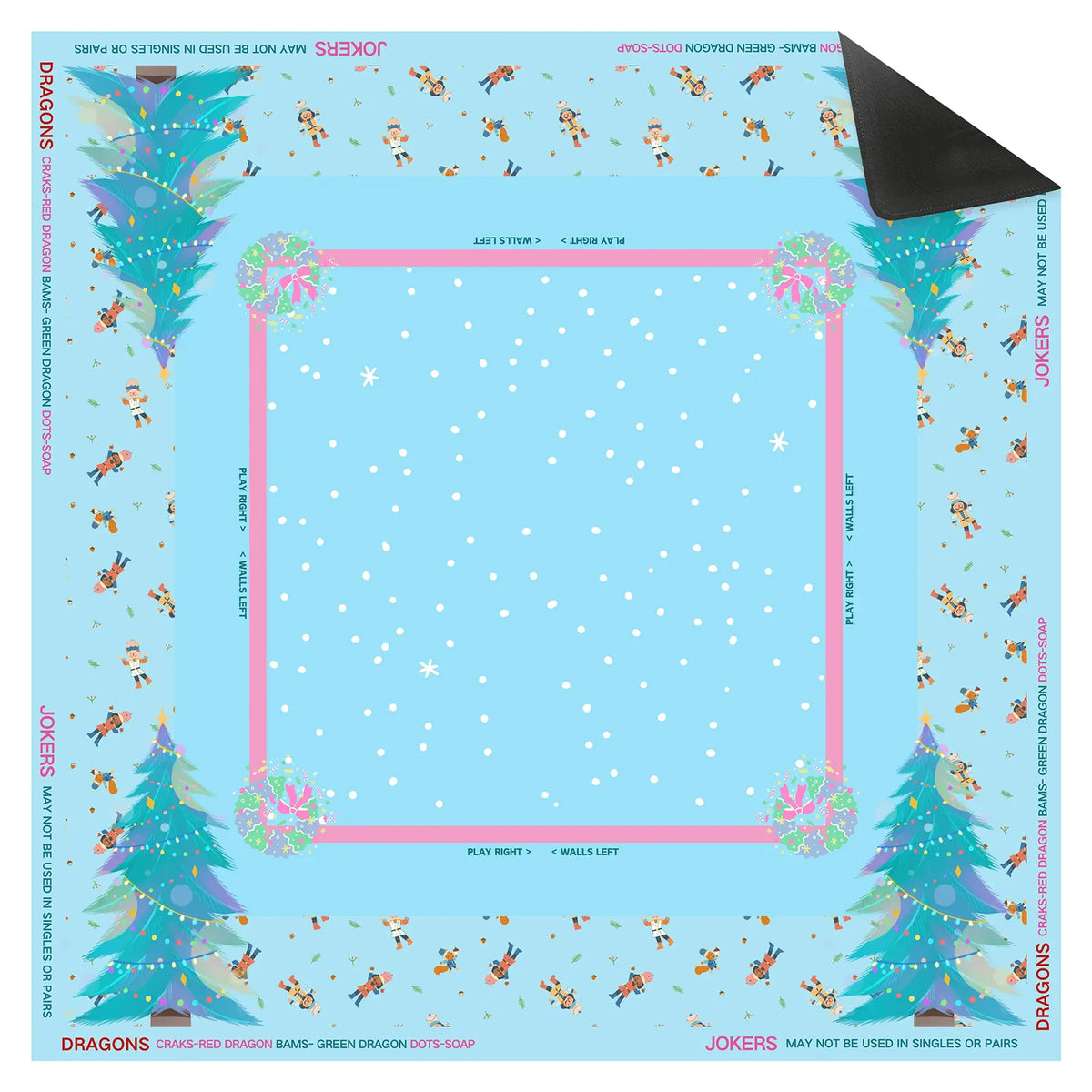 Nutcracker Winter Wonderland Mahjong Mat
