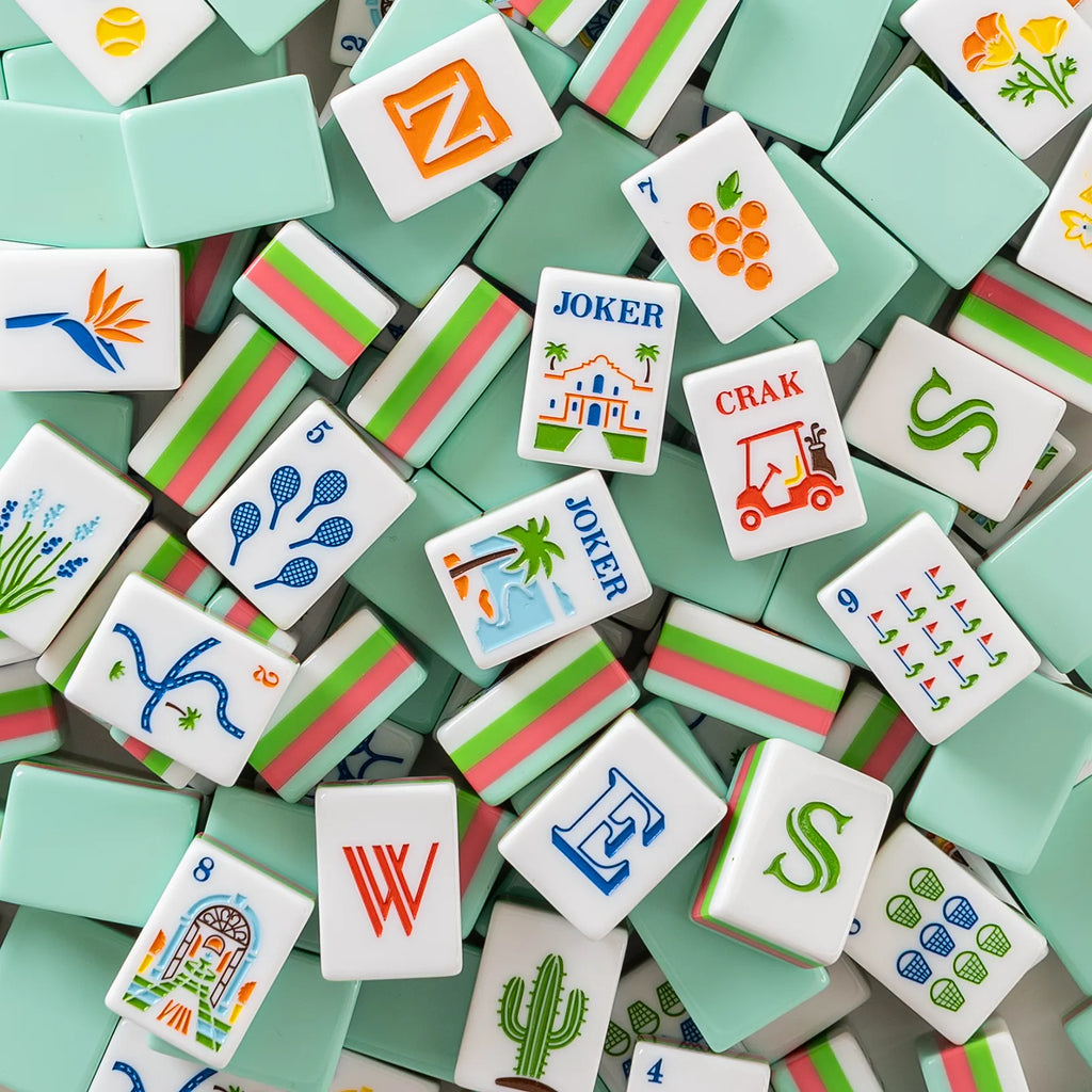 Palm Springs Estate Mahjong Tiles