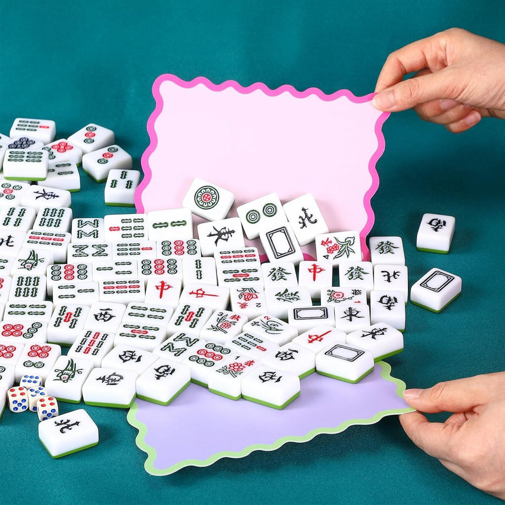 Pastel Mahjong Shuffler Cards (4-Pack)