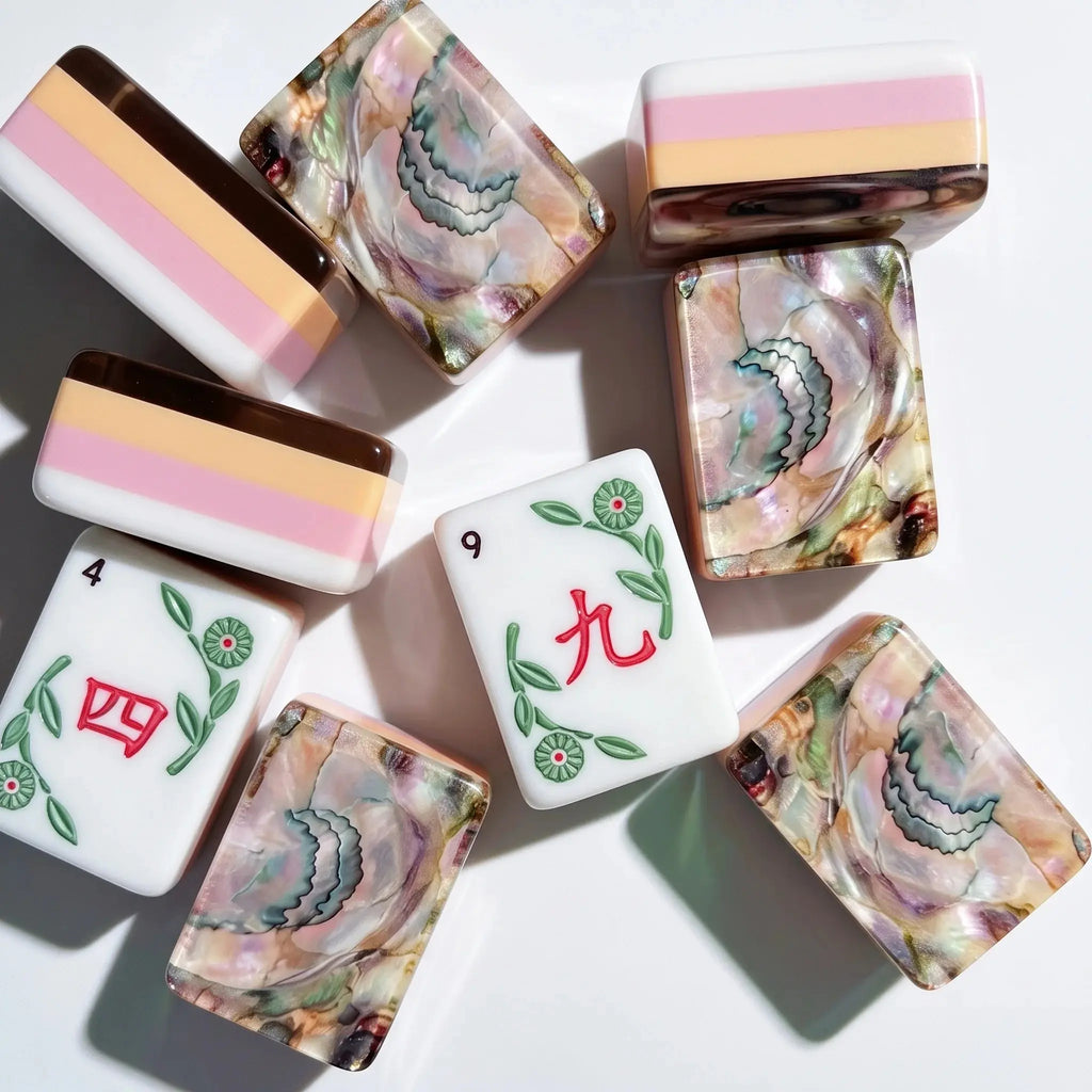 Ocean Beach Seashell Mahjong Tiles