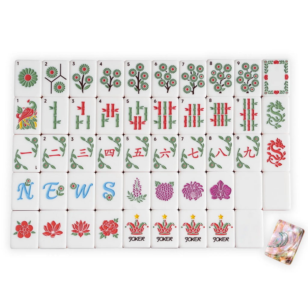 Ocean Beach Seashell Mahjong Tiles