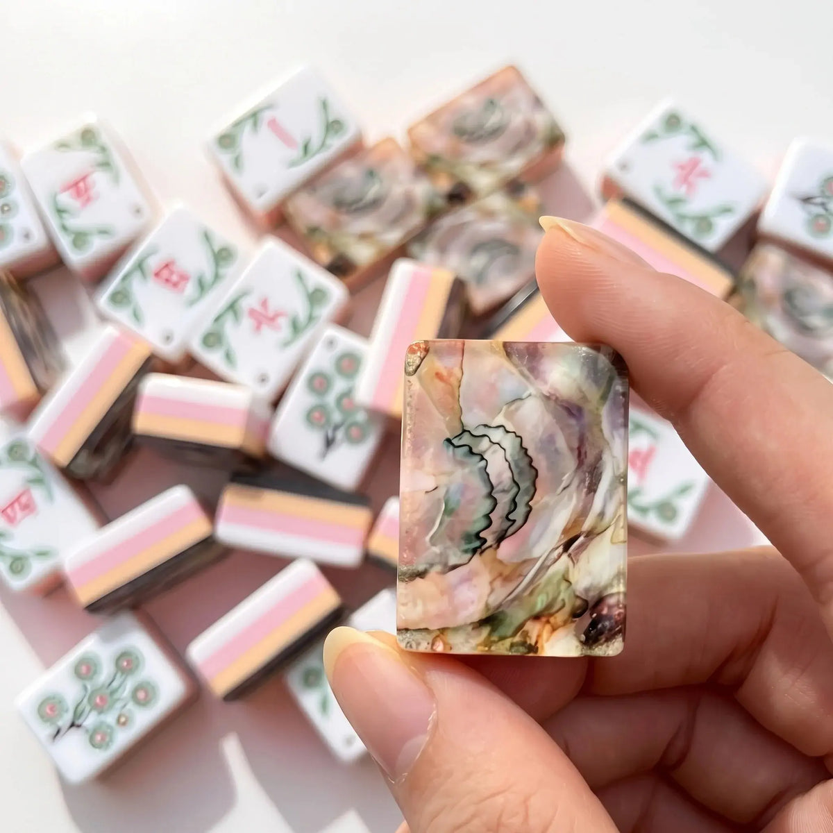 Ocean Beach Seashell Mahjong Tiles