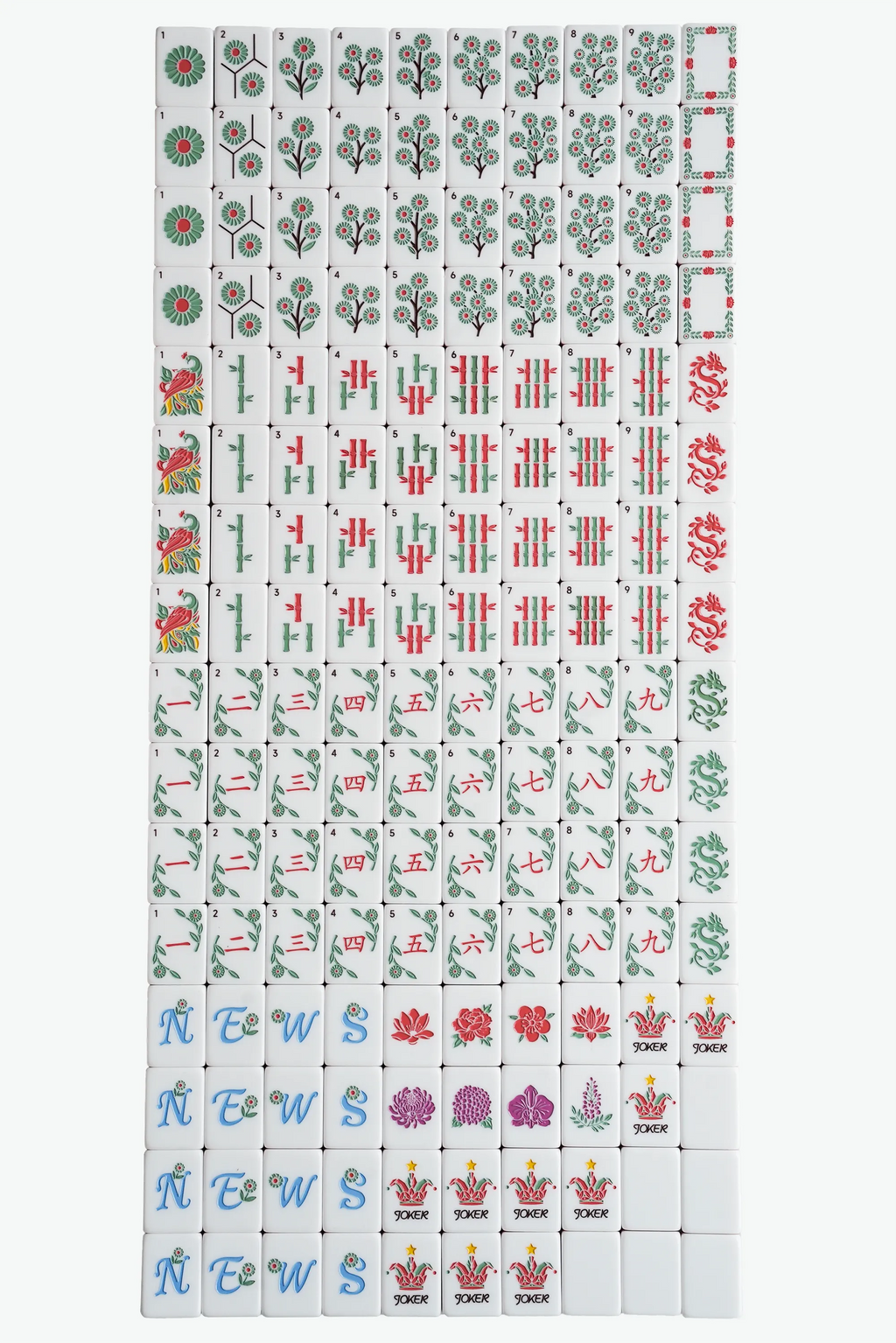 Ocean Beach Seashell Mahjong Tiles
