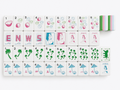 **The Riviera Collection American Mahjong Set – Emerald & Resort Stripe, 160 Tiles**
