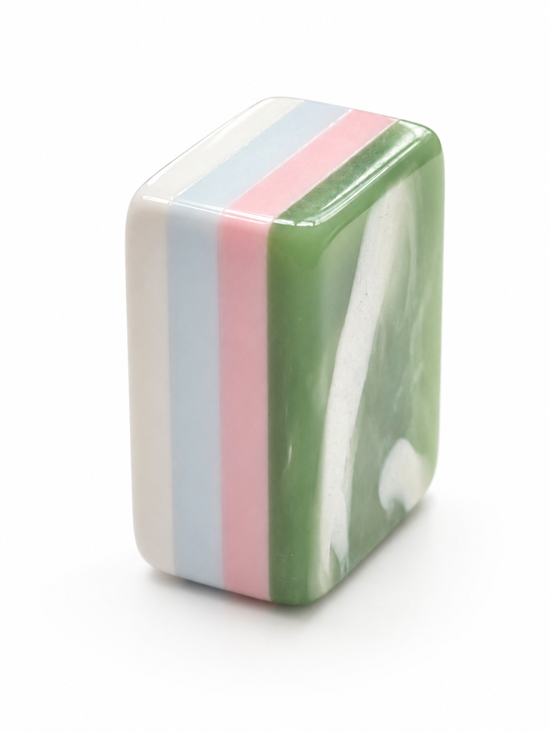 The Riviera Collection American Mahjong Set – Emerald & Resort Stripe, 160 Tiles