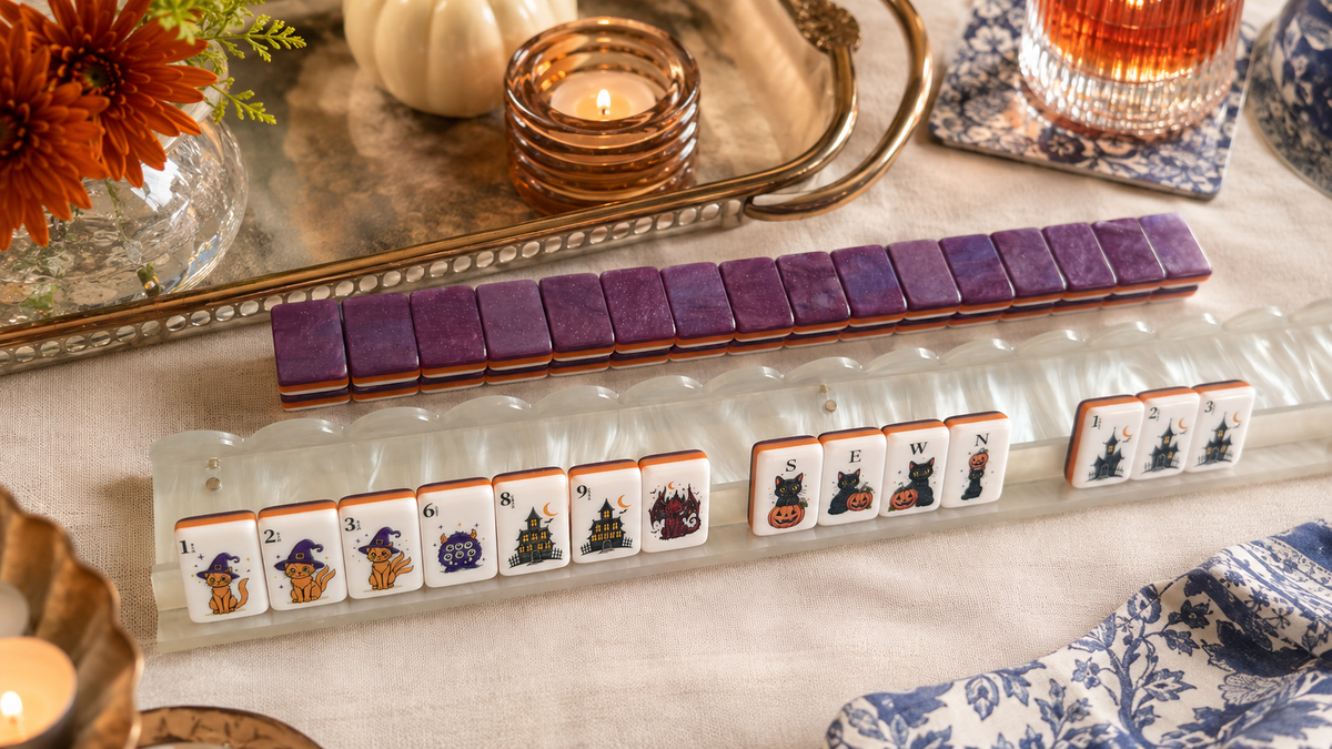The Whimsical Halloween American Mahjong Set — 160 Tiles