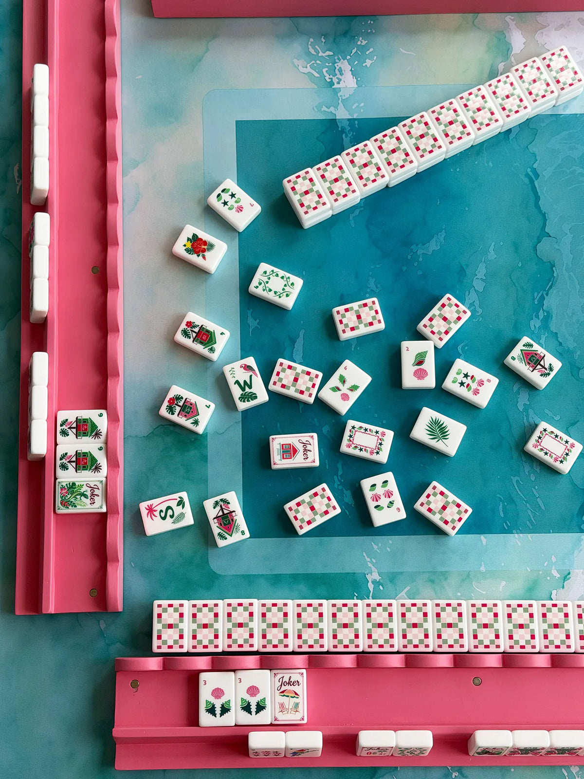 Tropical Jungle Mahjong Tiles