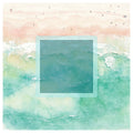 Watercolor Ocean Beach Resort Mahjong Mat