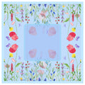 Watercolor Wildflower Meadow Mahjong Mat